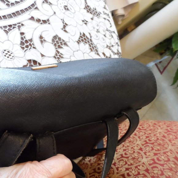 Kate Spade NY Black Saffiano Leather Medium Size Backpack main image 6